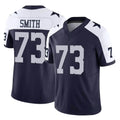 Seanshop D.Cowboys #73 Tyler Smith Player Navy-White Limited Alternate Vapor F.U.S.E. Home Game Stitched Jerseys