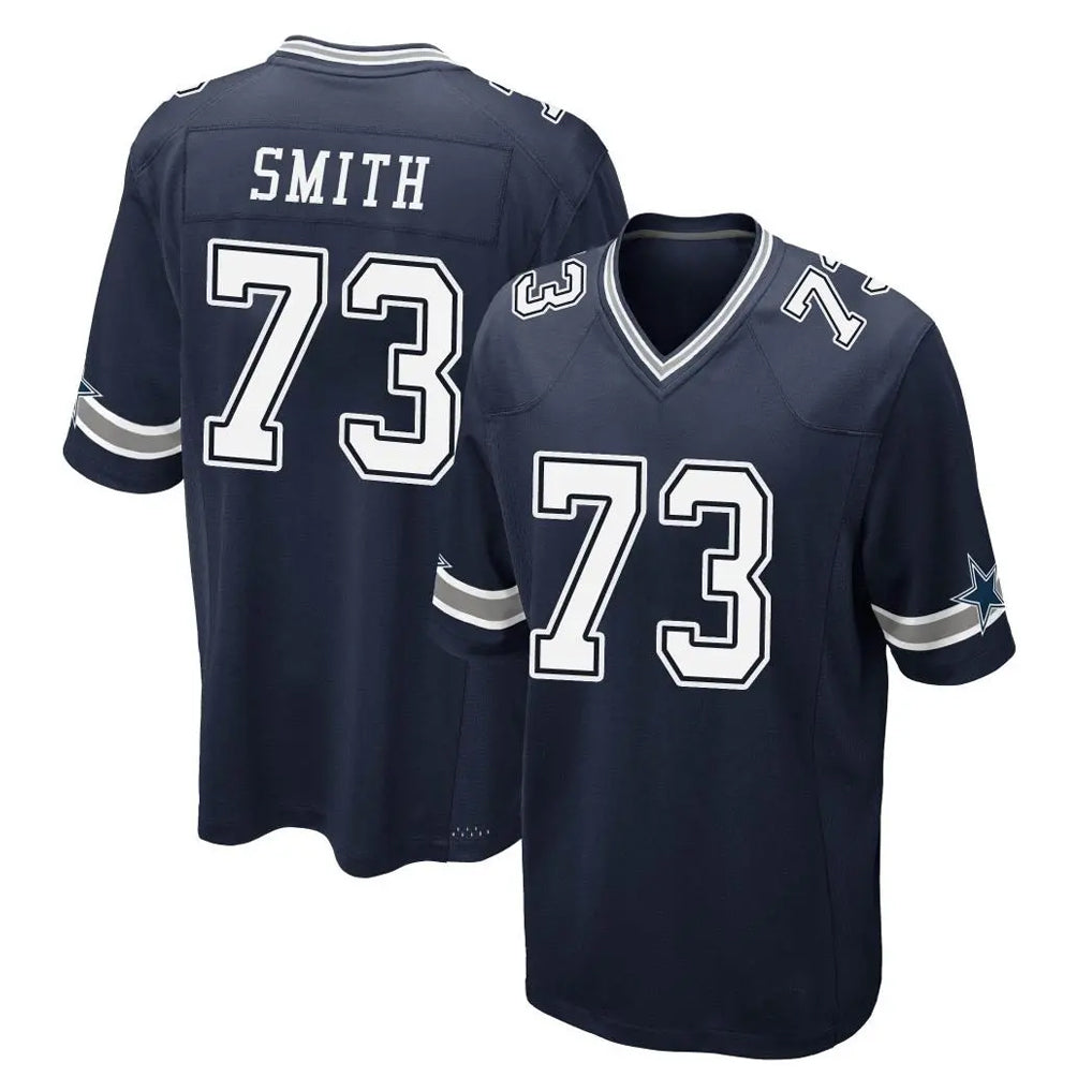 Seanshop D.Cowboys #73 Tyler Smith Player Navy Home Game Stitched Jerseys