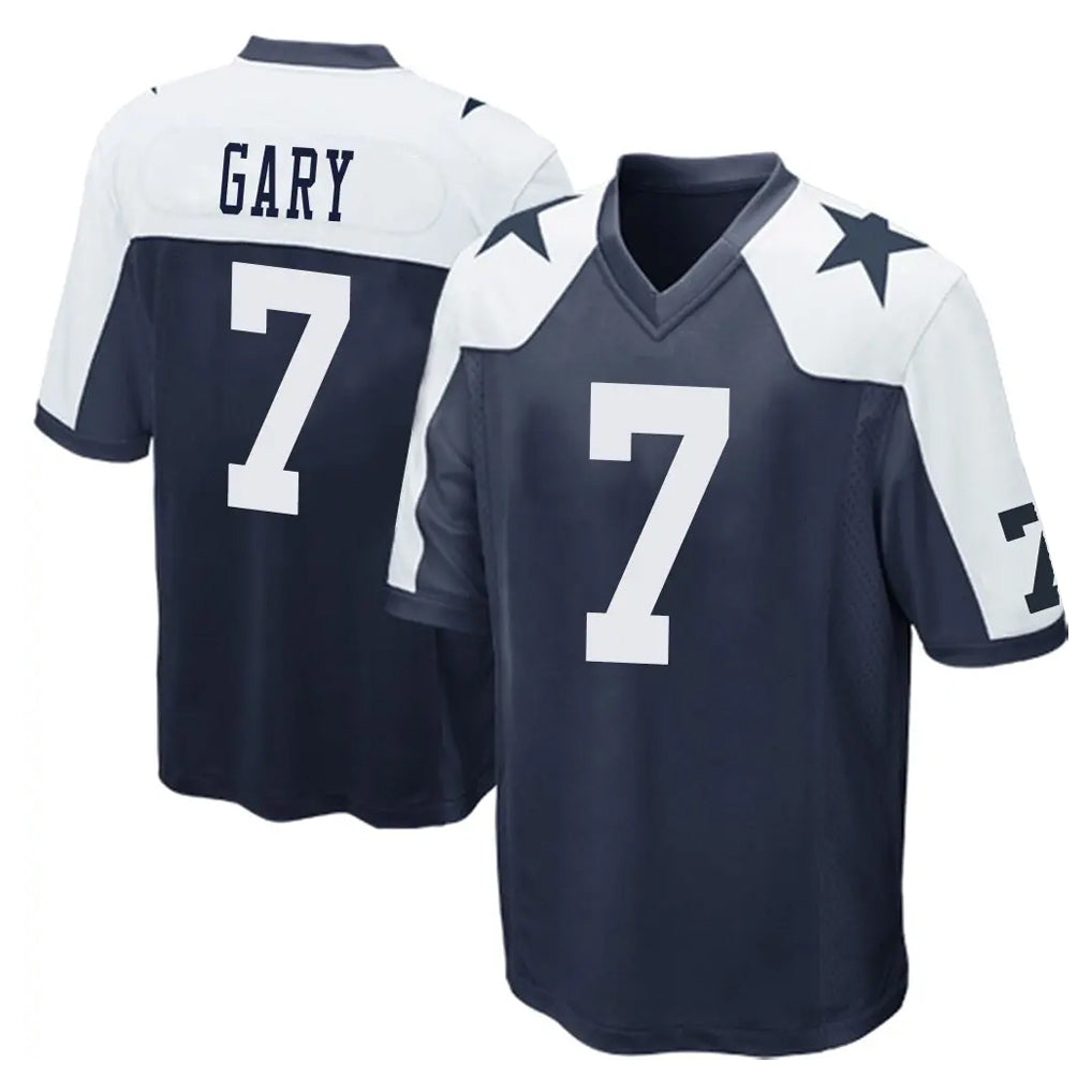 Seanshop D.Cowboys #7 Rashan Gary Player Navy-White Alternate Home Game Stitched Jerseys