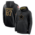 Seanshop D.Cowboys #87 Jake Ferguson Player Black Salute to Service Pullover Hoodies Limited Stitched Jerseys