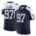 Seanshop D.Cowboys #97 Kenny Clark Player Navy-White Limited Alternate Vapor F.U.S.E. Home Game Stitched Jerseys