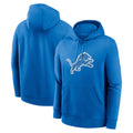 Seanshop D.Lions Blue Pullover Hoodies Limited Blank Player Stitched Jerseys