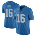 Seanshop D.Lions #16 Jared Goff Player Blue Limited Throwback Vapor Untouchable Stitched Jerseys