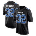 Seanshop D.Lions #32 Brian Branch Player Black Fashion Home Game Stitched Jerseys