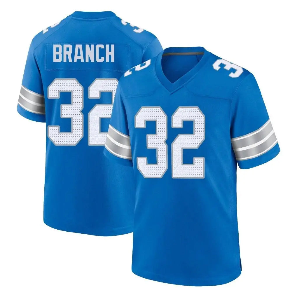 Seanshop D.Lions #32 Brian Branch Player Blue Alternate Home Game Stitched Jerseys