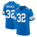 Seanshop D.Lions #32 Brian Branch Player Blue Alternate Home Game Stitched Jerseys
