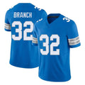 Seanshop D.Lions #32 Brian Branch Player Blue Limited Vapor F.U.S.E. Alternate Home Game Stitched Jerseys
