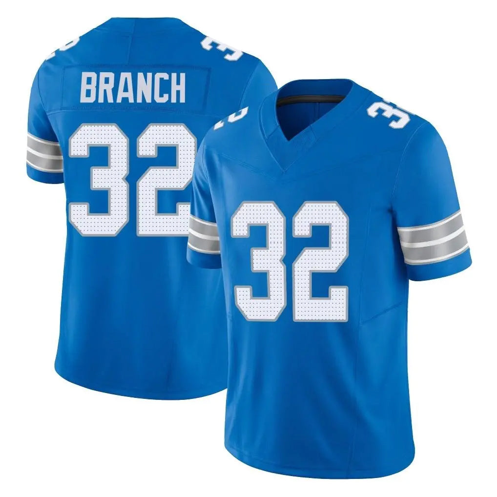 Seanshop D.Lions #32 Brian Branch Player Blue Limited Vapor F.U.S.E. Alternate Home Game Stitched Jerseys