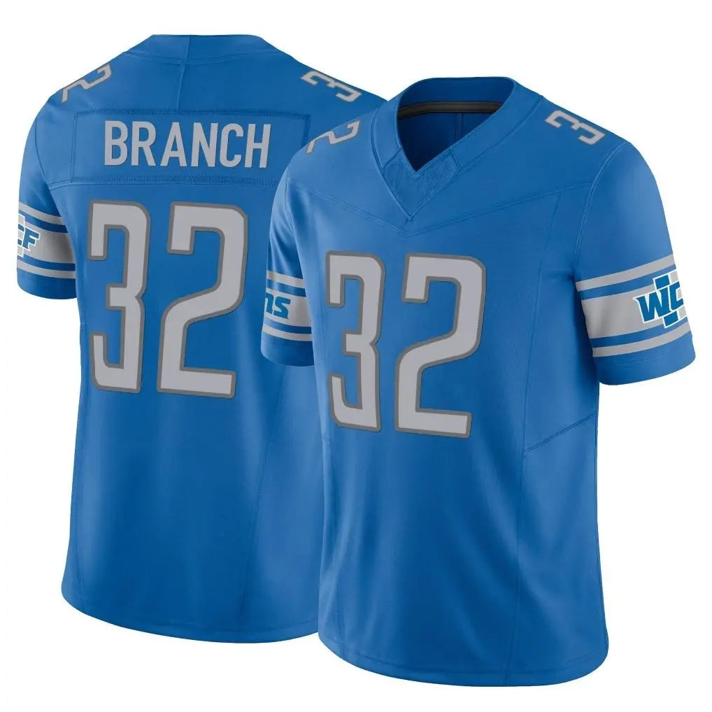 Seanshop D.Lions #32 Brian Branch Player Blue Vapor F.U.S.E. Limited Home Game Stitched Jerseys