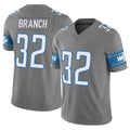 Seanshop D.Lions #32 Brian Branch Player Gray Vapor F.U.S.E. Limited Home Game Stitched Jerseys