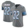Seanshop D.Lions #32 Brian Branch Player Gray Vapor Untouchable Limited Home Game Stitched Jerseys