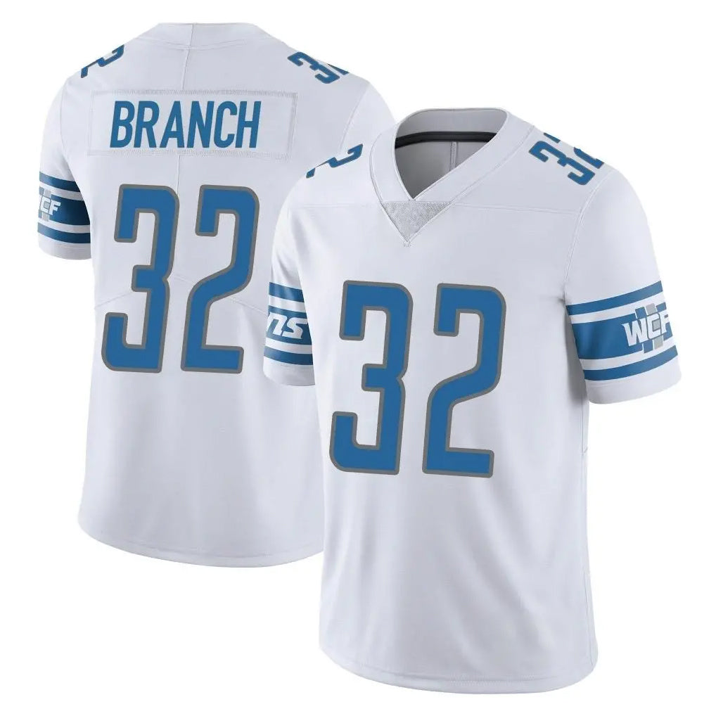 Seanshop D.Lions #32 Brian Branch Player White Limited Vapor Untouchable Home Game Stitched Jerseys
