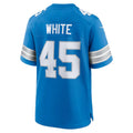 D.Lions #45 Devin White Blue Team Game Jersey