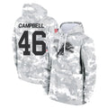 Seanshop D.Lions #46 Jack Campbell Player Arctic Camo Salute to Service Hoodies Limited Game Stitched Jerseys
