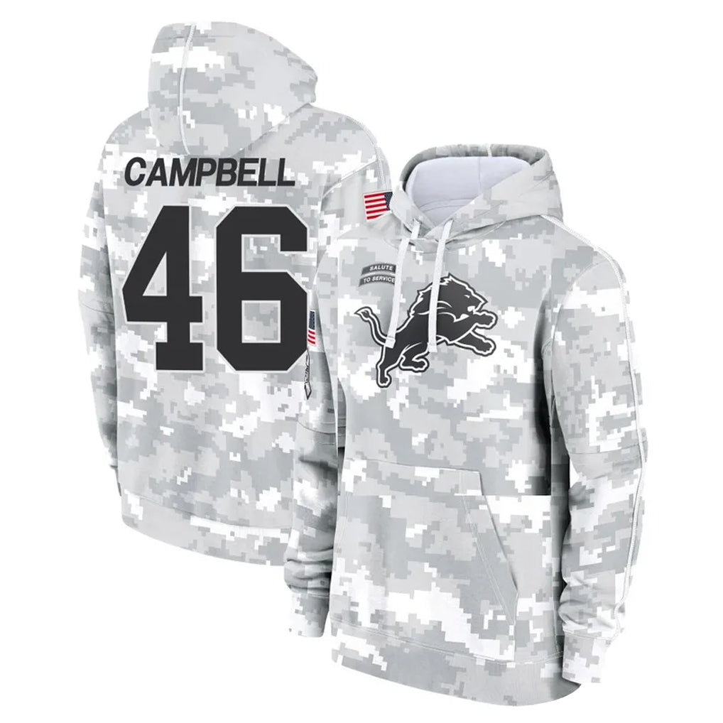 Seanshop D.Lions #46 Jack Campbell Player Arctic Camo Salute to Service Hoodies Limited Game Stitched Jerseys