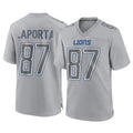 Seanshop D.Lions #87 Sam LaPorta Player Gray Atmosphere Fashion Home Game Stitched Jerseys