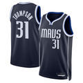 Leonaf D.Mavericks #31 Klay Thompson Navy Statement Edition Swingman Stitched Jerseys