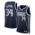 Leonaf D.Mavericks #34 Santi Aldama Navy Statement Edition Swingman Stitched Jerseys