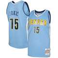 Seanshop D.Nuggets #15 Nikola Jokic Mitchell & Ness Light Blue 201617 Swingman Jerseys