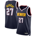 Seanshop D.Nuggets #27 Jamal Murray Navy Swingman Jerseys - Icon Edition
