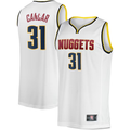 Seanshop D.Nuggets #31 Vlatko Cancar White Fast Break Player Jerseys - Association Edition