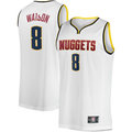 Seanshop D.Nuggets #8 Peyton Watson White Fast Break Player Jerseys - Association Edition
