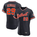 Seanshop D.Tigers #29 Tarik Skubal Player Navy Limited Elite Home Game Stitched Jerseys