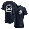 Seanshop D.Tigers #29 Tarik Skubal Player Navy Limited Elite Home Stitched Jerseys
