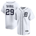 Seanshop D.Tigers #29 Tarik Skubal Player White Home Limited Stitched Jerseys