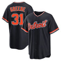 Seanshop D.Tigers #31 Riley Greene Player Navy Home Game Stitched Jerseys