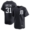 Seanshop D.Tigers #31 Riley Greene Player Navy Home Limited Game Stitched Jerseys