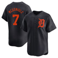 Seanshop D.Tigers #7 Kevin McGonigle Player Navy Home Limited Stitched Jerseys