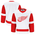 Seanshop DR.Wings White Away Authentic Pro Jerseys