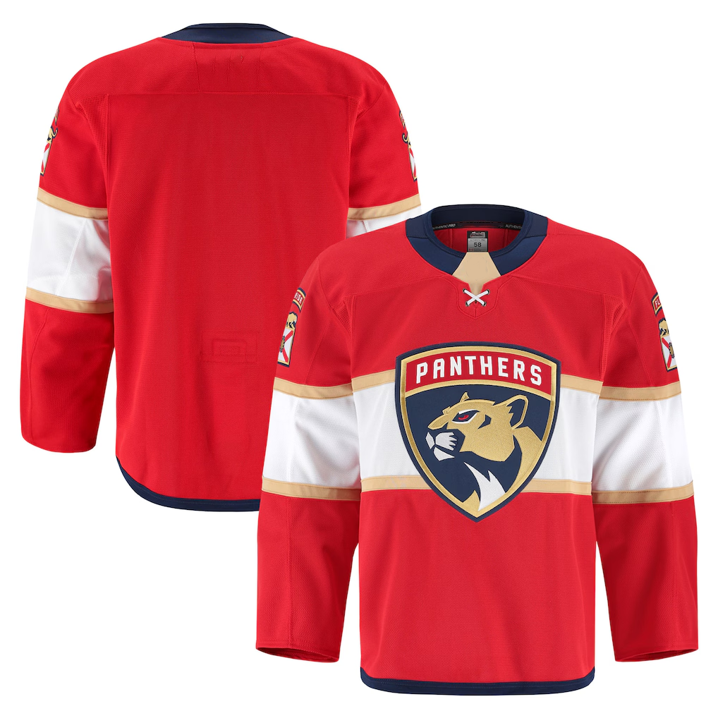 Seanshop F.Panthers Red Home Authentic Pro Jerseys