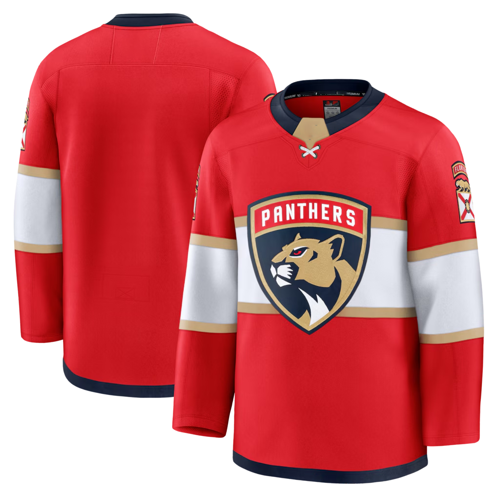 Seanshop F.Panthers Red Home Premium Jerseys