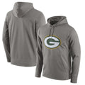 Seanshop GB.Packers Gray Circuit Logo Pullover Hoodies Limited Game Blank Player Stitched Jerseys
