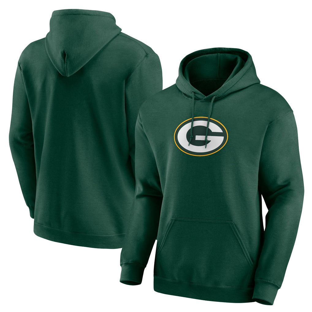 Seanshop GB.Packers Green Logo Pullover Hoodies Limited Game Blank Player Stitched Jerseys