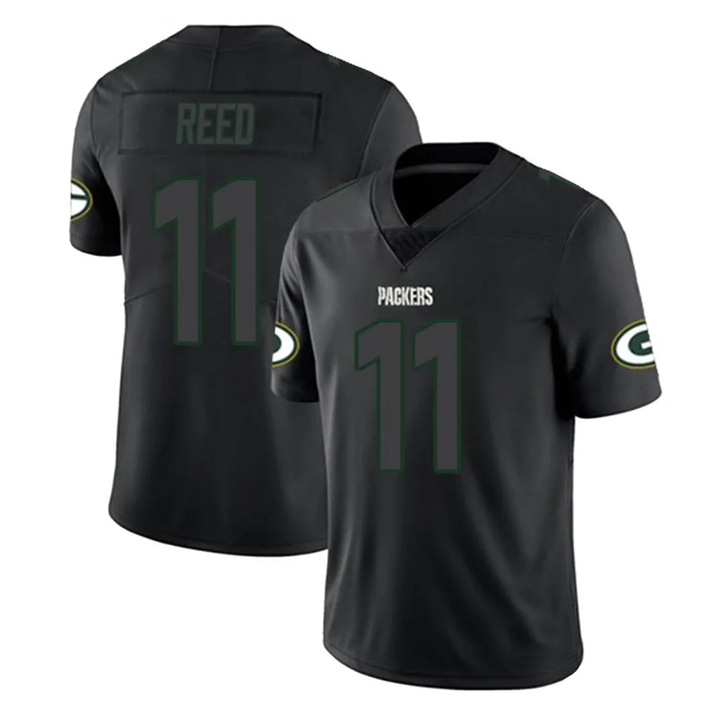Seanshop GB.Packers #11 Jayden Reed Player Black Impact Limited Home Game Stitched Jerseys