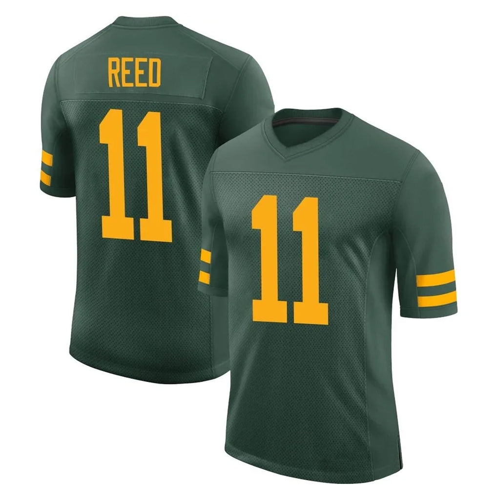 Seanshop GB.Packers #11 Jayden Reed Player Green Alternate Vapor Home Game Stitched Jerseys