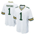 Seanshop GB.Packers #1 Micah Parsons Player White Home Game Stitched Jerseys