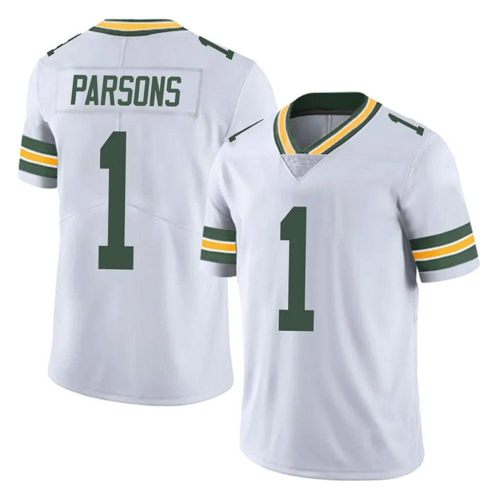 Seanshop GB.Packers #1 Micah Parsons Player White Vapor Untouchable Limited Home Game Stitched Jerseys