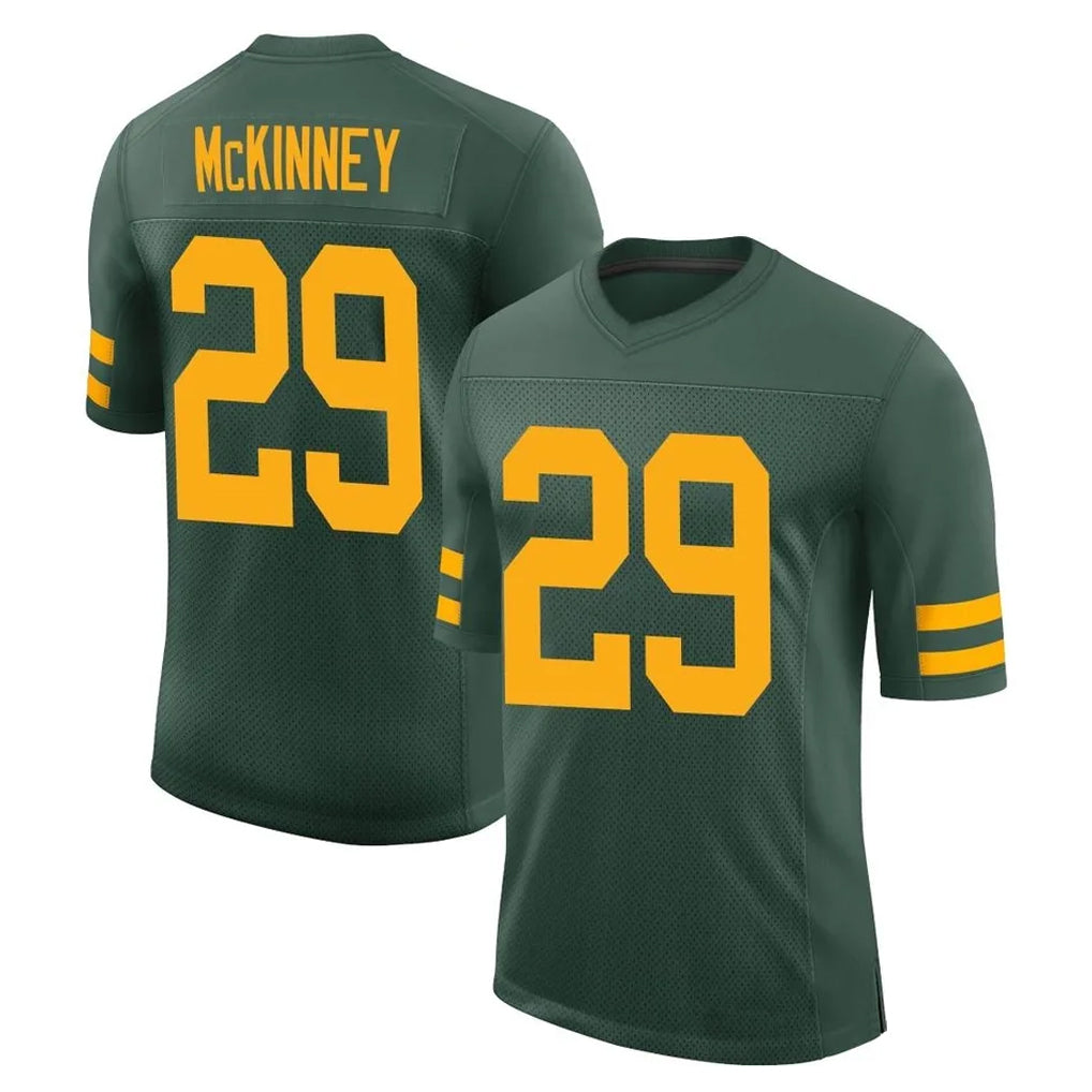 Seanshop GB.Packers #29 Xavier McKinney Player Green Alternate Vapor Home Game Stitched Jerseys