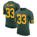 Seanshop GB.Packers #33 Evan Williams Player Green Alternate Vapor Home Game Stitched Jerseys