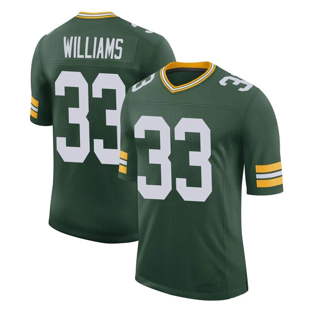 Seanshop GB.Packers #33 Evan Williams Player Green Limited Classic Home Game Stitched Jerseys