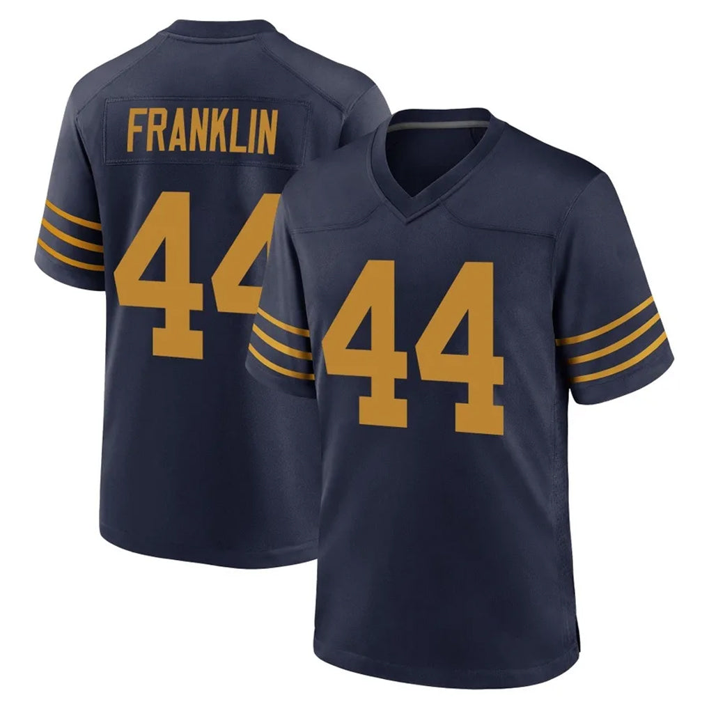 Seanshop GB.Packers #44 Zaire Franklin Player Navy The 1923 Classic Home Game Stitched Jerseys