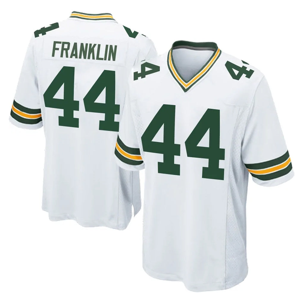 Seanshop GB.Packers #44 Zaire Franklin Player White Home Game Stitched Jerseys