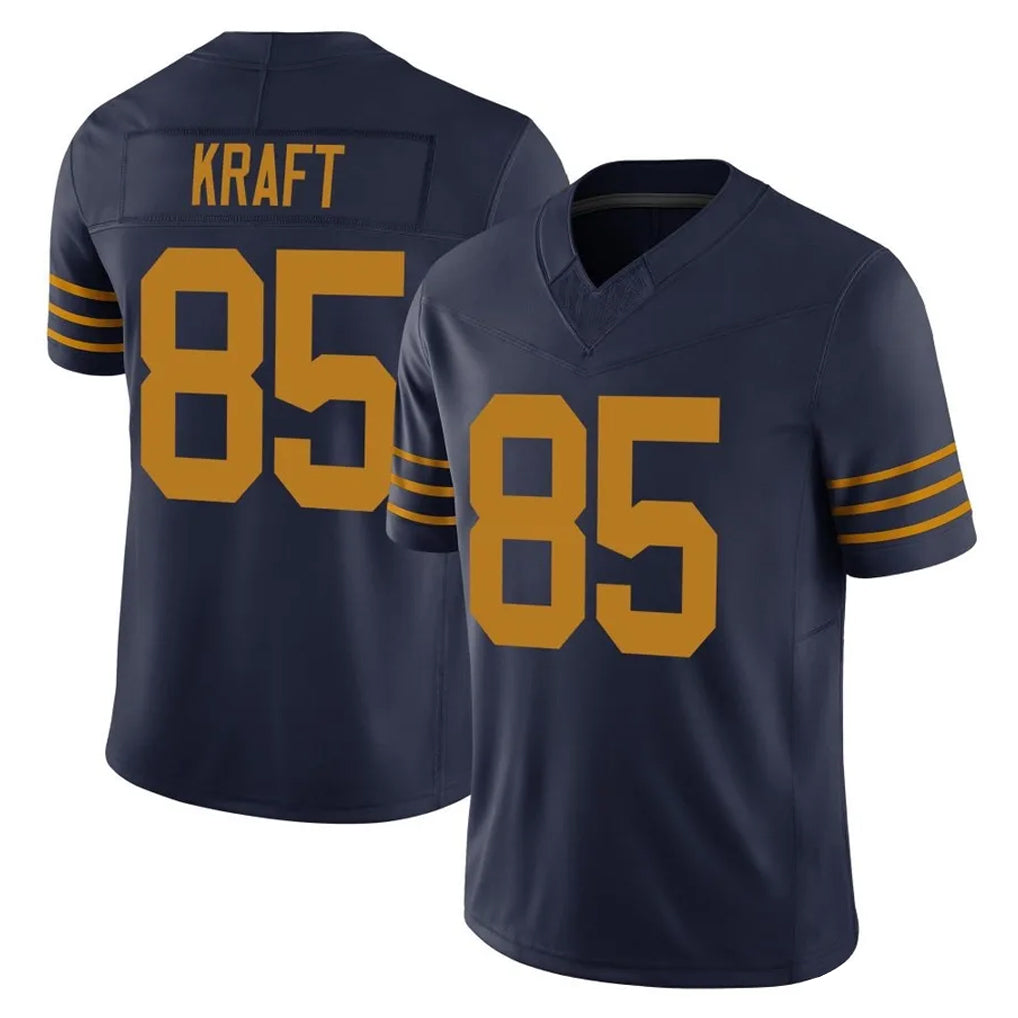 Seanshop GB.Packers #85 Tucker Kraft Player Navy The 1923 Classic Home Game Stitched Jerseys