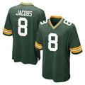 Seanshop GB.Packers #8 Josh Jacobs Player Green Home Game Stitched Jerseys