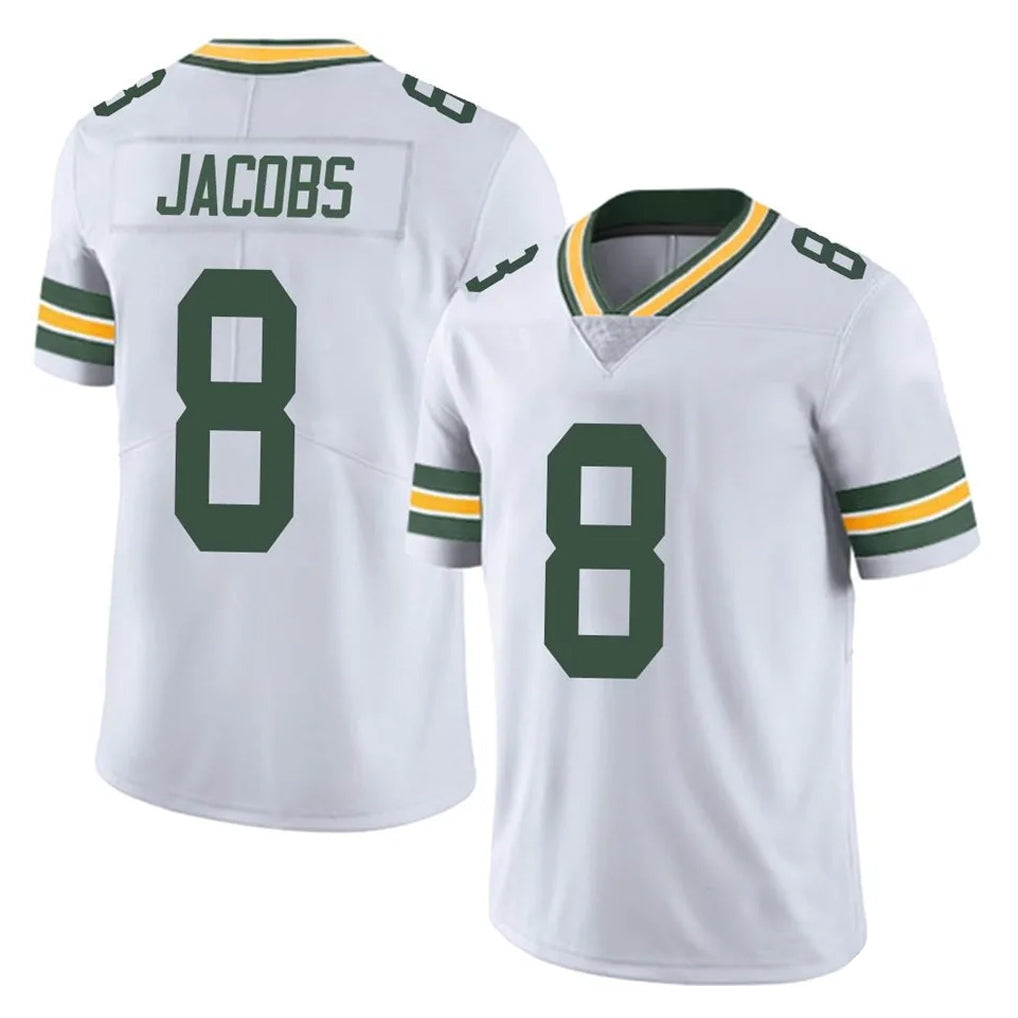 Seanshop GB.Packers #8 Josh Jacobs Player White Vapor Untouchable Limited Home Game Stitched Jerseys