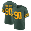 Seanshop GB.Packers #90 Lukas Van Ness Player Green Alternate Home Game Stitched Jerseys